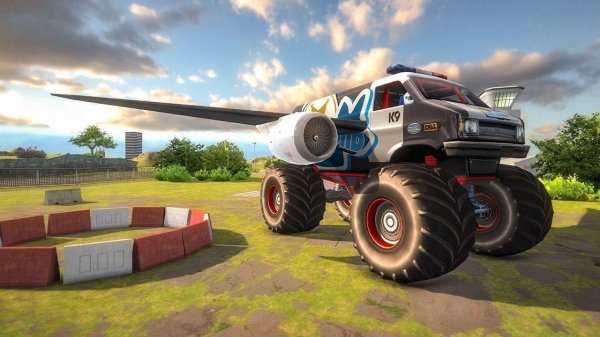 Real Flying Truck Simulator 3D: Futuristic Driving Game