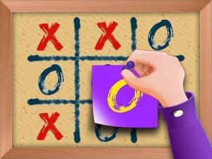 Tic Tac Toe Office Puzzle