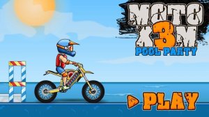 Moto X3M Pool Party Online Bike Racing Game