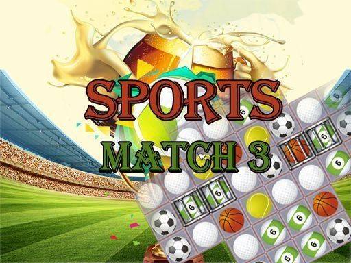 Sports Match 3 Deluxe Online Puzzle Game