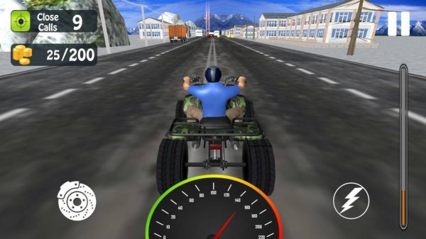 ATV Traffic Racing Game