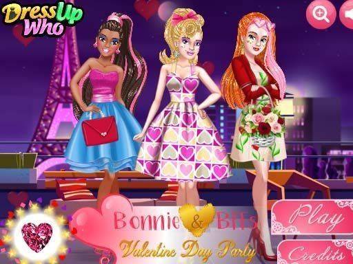 Bonnie and BFFs Valentine's Day Party Dress Up Game