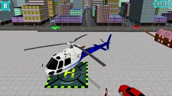 Helicopter Parking Simulator 3D Online Game