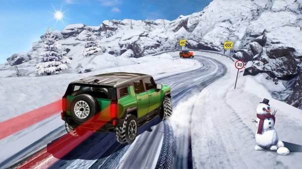SUV Snow Driving 3D: Off-Road Winter Adventure Game