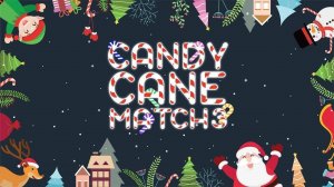 Candy Cane Match 3 Puzzle Game