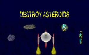 Destroy Asteroids: Space Defense Game