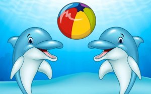 Dolphin Show Online Volleyball Game