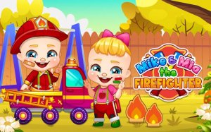 Mike and Mia: Firefighter Heroes Rescue Game